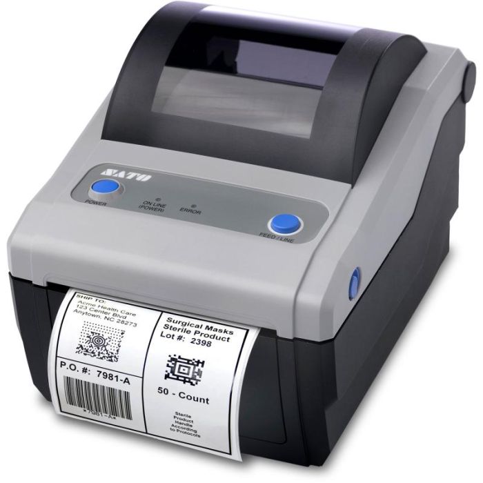 Sato CG408DT-LAN Etikettendrucker - Thermodirekt 203 x 203 DPI, CG408DT-LAN, by Sato Sato CG408DT-LAN Etikettendrucker - Thermodirekt 203 x 203 DPI, CG408DT-LAN, by Sato